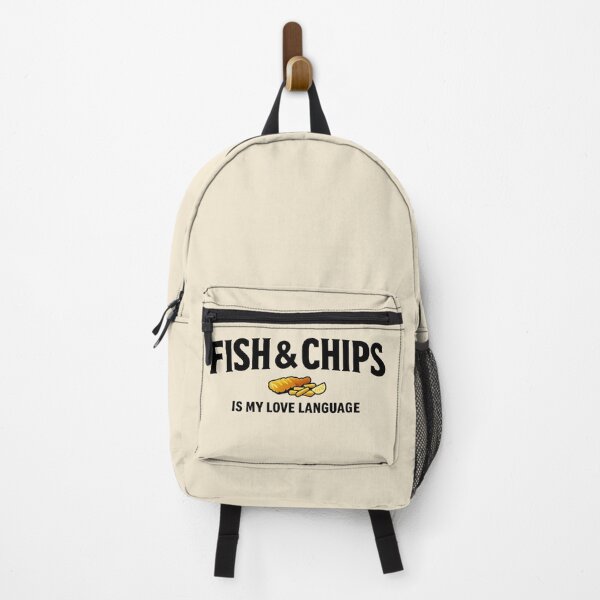 Item preview, Fish & Chips Is My Love Language Funny British Food Shirt designed and sold by POD DYNASTY | Original Print On Demand T-Shirt Graphics.