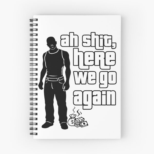 Item preview, Ah Shit Here We Go Again - CJ Meme designed and sold by LoFi-OG.