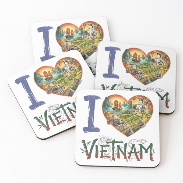 Item preview, I Heart Vietnam Love Vietnamese Pride Asian Asia designed and sold by Leonardo Palumbo.
