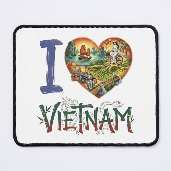 Item preview, I Heart Vietnam Love Vietnamese Pride Asian Asia designed and sold by Leonardo Palumbo.