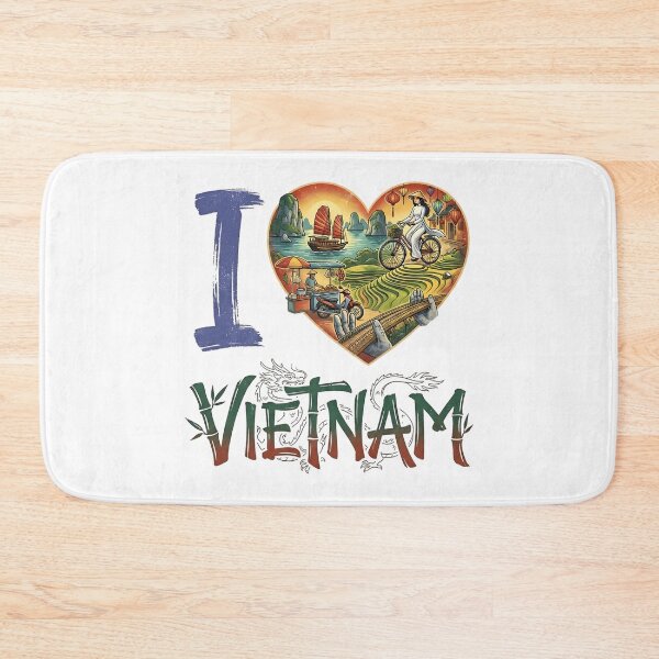 Item preview, I Heart Vietnam Love Vietnamese Pride Asian Asia designed and sold by Leonardo Palumbo.