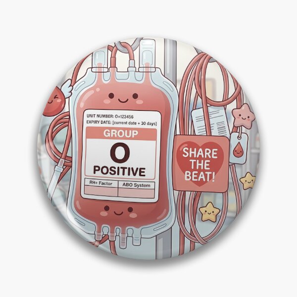 Item preview, Kawaii Blood Bag - Donate Blood, Save Lives / Cute Blood Donation designed and sold by JohnWar.