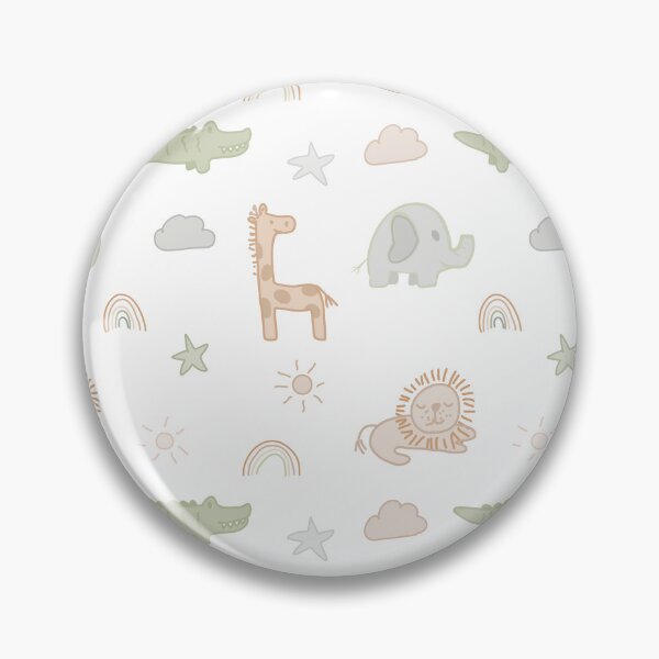 Item preview, Safari Animal Nursery Pattern designed and sold by Qualia Studio.
