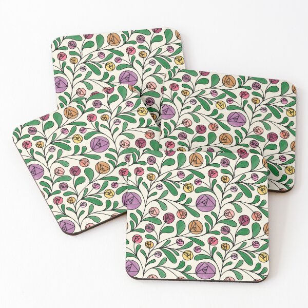 Item preview, Geometric Florals - Fall designed and sold by Nicole Dawn Design.