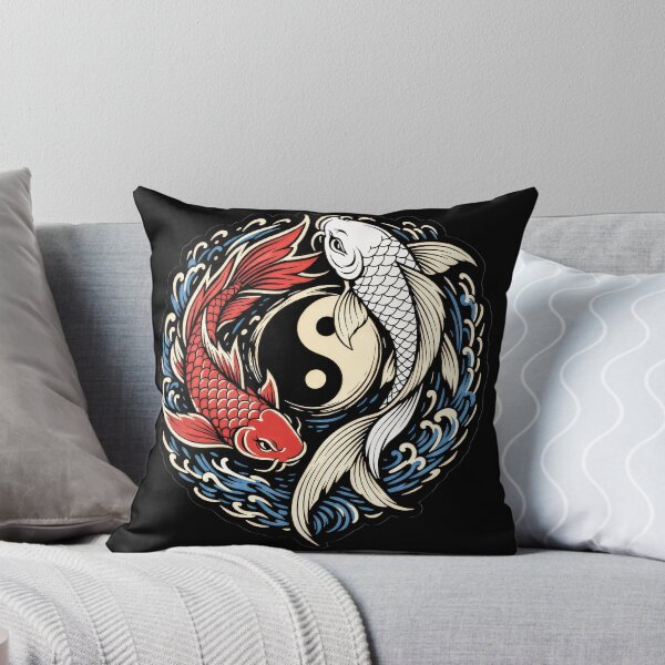 Item preview, Yin Yang Koi Fish – Japanese Tattoo Design designed and sold by Totemica.