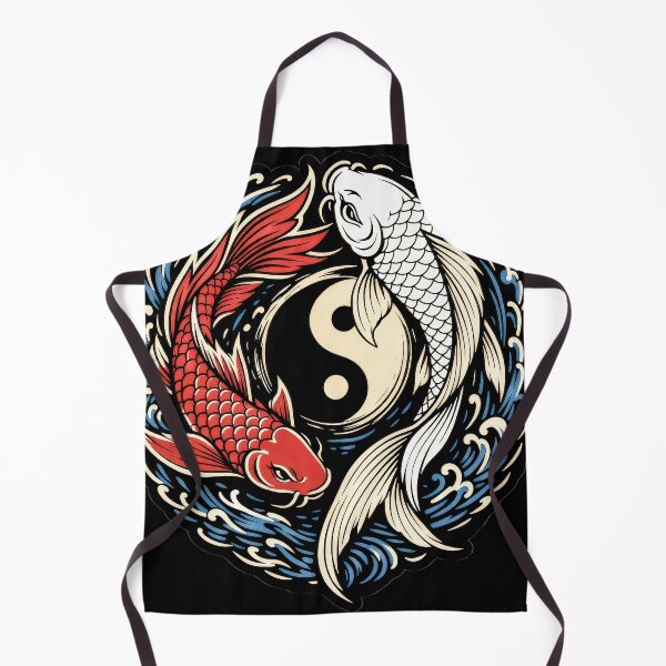 Item preview, Yin Yang Koi Fish – Japanese Tattoo Design designed and sold by Totemica.