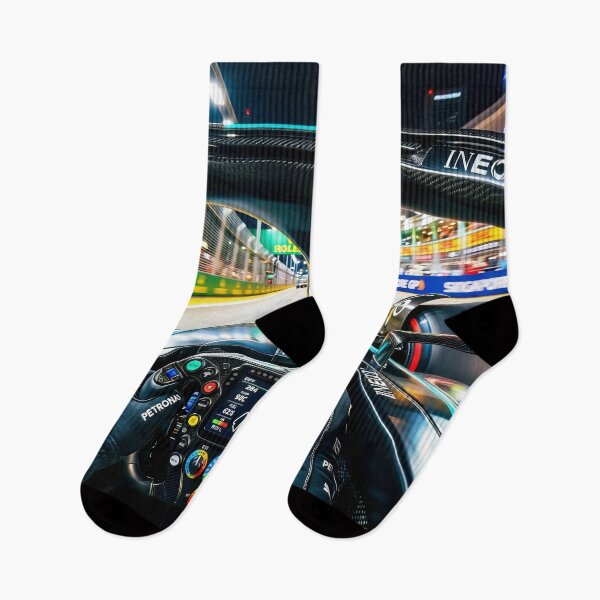 Item preview, F1 Night Race Cockpit View Mercedes Singapore GP Steering Wheel POV designed and sold by Abeshinobi.