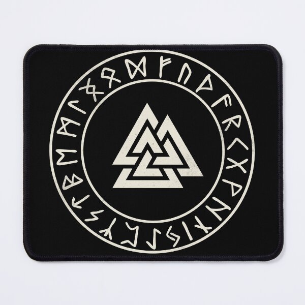Item preview, Valknut Viking Runes Symbol Minimalist Norse Pagan Design designed and sold by Fradikal.