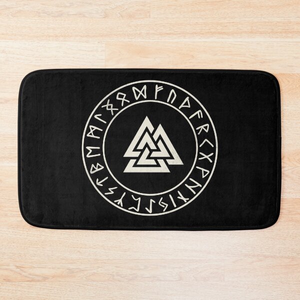 Item preview, Valknut Viking Runes Symbol Minimalist Norse Pagan Design designed and sold by Fradikal.