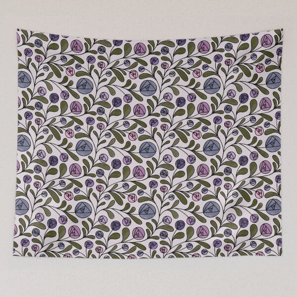 Item preview, Geometric Florals - Winter designed and sold by Nicole Dawn Design.