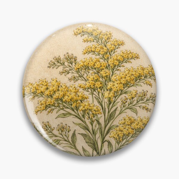 Item preview, Vintage Goldenrod Botanical Illustration – Antique Wildflower Print Rustic Wall Art designed and sold by Darlin8888.