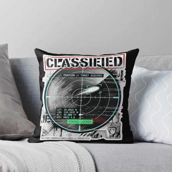 Item preview, Classified UFO – Military Surveillance Radar UFO | Futuristic Pop Art Street Art designed and sold by PLUSHIWORLDtm.