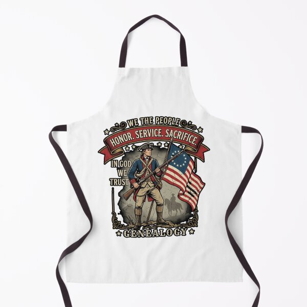 Item preview, Vintage Patriotic Revolutionary War Ancestor Genealogy Emblem designed and sold by chattsuede.