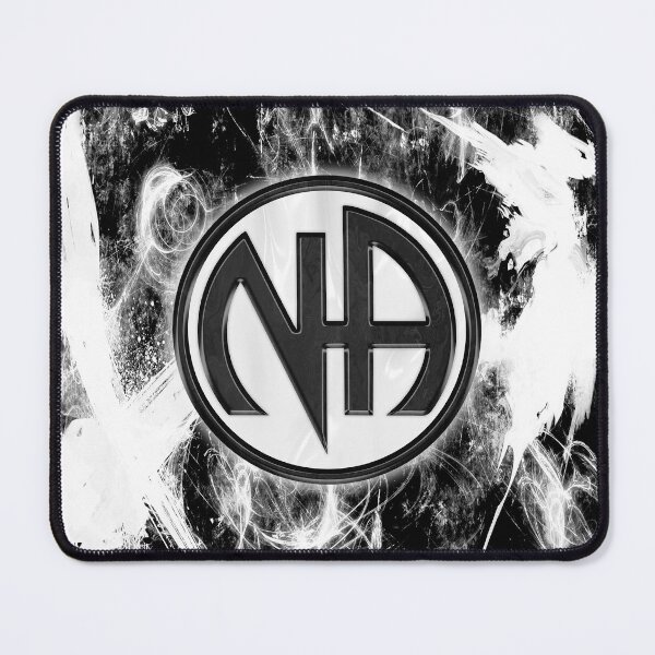 Item preview, Recovery Symbol Abstract Art – Sobriety Strength Unity Black and White Design designed and sold by artistwill.