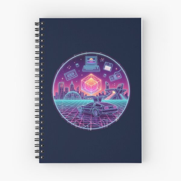 Artikelvorschau, "Synthwave Retro Tech Emblem" entworfen und verkauft von Dogandesighn.