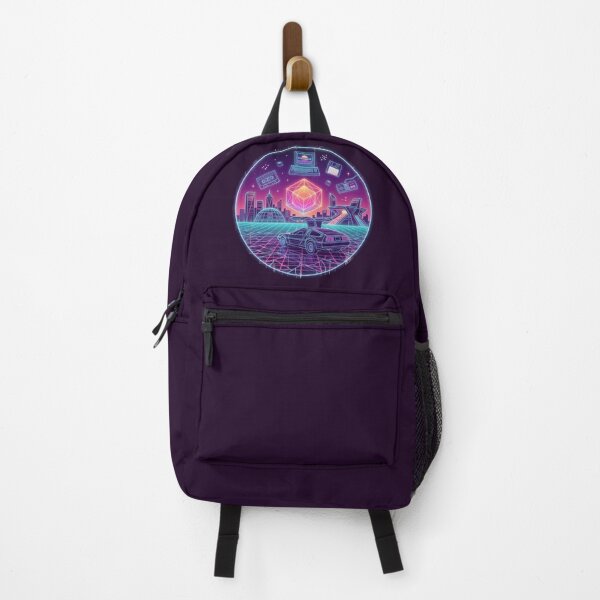 Item preview, "Synthwave Retro Tech Emblem" designed and sold by Dogandesighn.