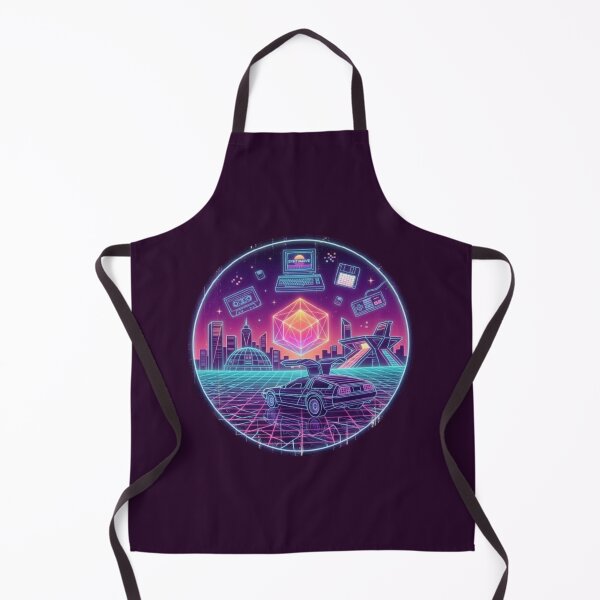 Artikelvorschau, "Synthwave Retro Tech Emblem" entworfen und verkauft von Dogandesighn.