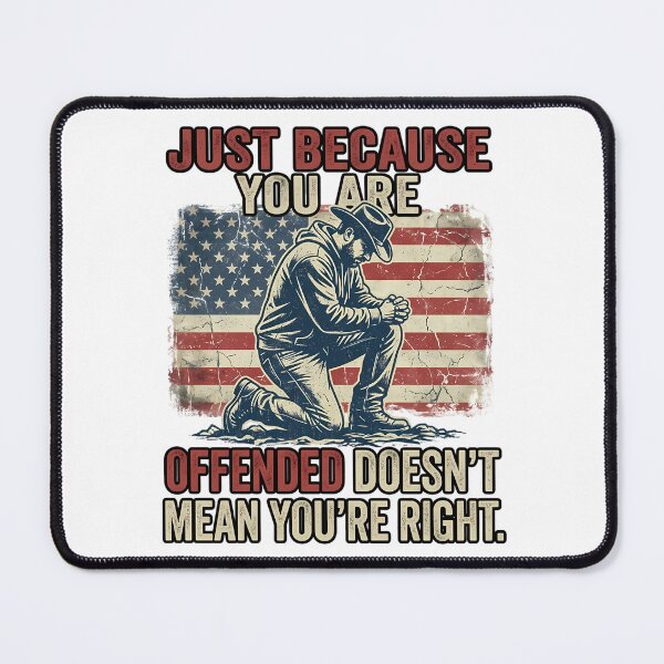 Item preview, Patriotic Kneeling Flag Free Speech Quote designed and sold by chattsuede.