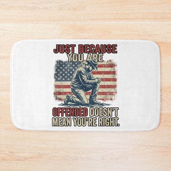 Item preview, Patriotic Kneeling Flag Free Speech Quote designed and sold by chattsuede.