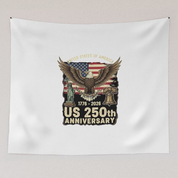 Item preview, US 250th Anniversary Patriotic Eagle Emblem designed and sold by chattsuede.