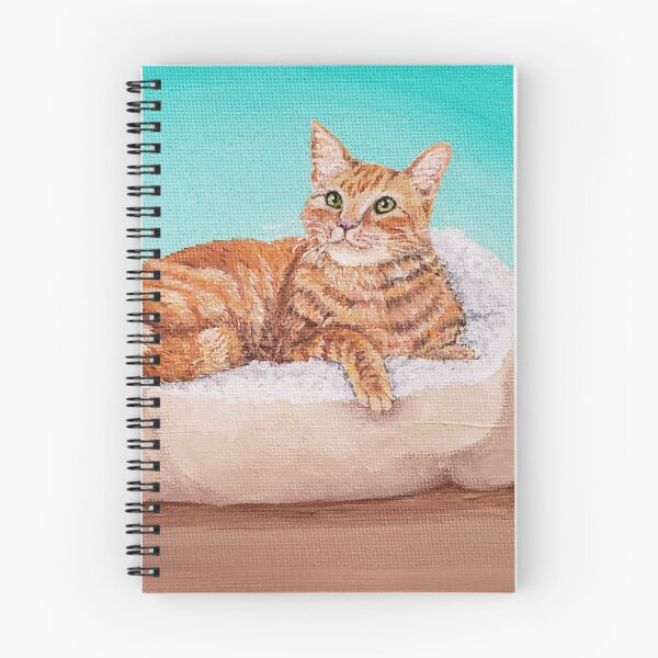Artikelvorschau, Katze im Bett entworfen und verkauft von Beth Alcala.