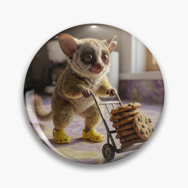 Item preview, Adorable Bush Baby Purloins the Cookies designed and sold by Tridentulus.
