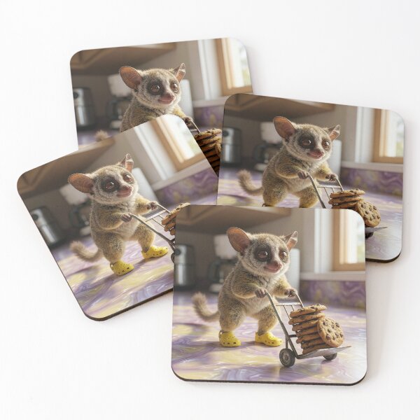 Item preview, Adorable Bush Baby Purloins the Cookies designed and sold by Tridentulus.