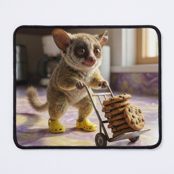 Item preview, Adorable Bush Baby Purloins the Cookies designed and sold by Tridentulus.