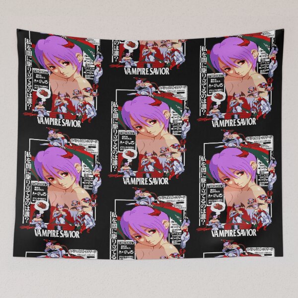 Item preview, Darkstalkers Vampire Savior 2 lilith collage designed and sold by Cent75.