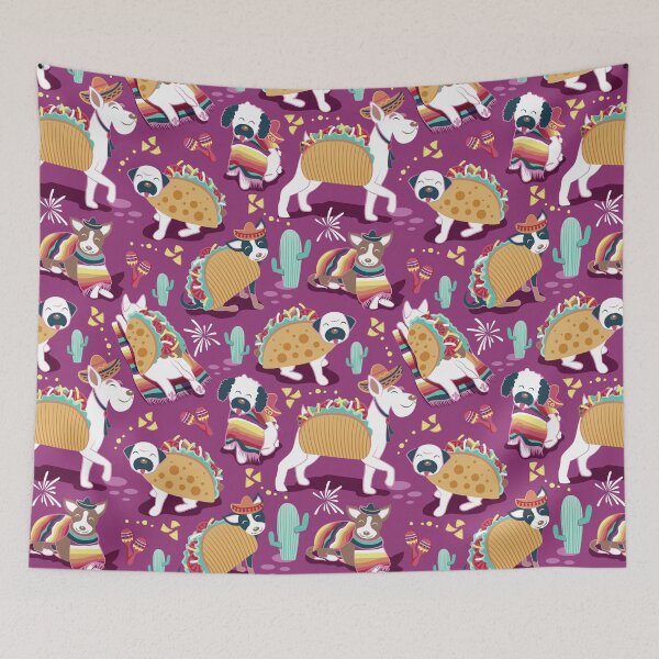 Item preview, Mexican tacos dogs team // dark pink designed and sold by SelmaCardoso.