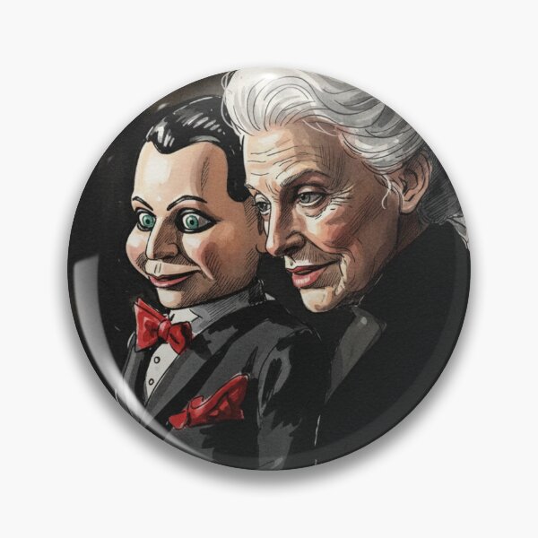 Item preview, Deadly Puppet Master – Vintage Horror Duo Illustration designed and sold by LavinyArt.