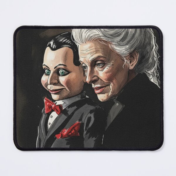 Item preview, Deadly Puppet Master – Vintage Horror Duo Illustration designed and sold by LavinyArt.