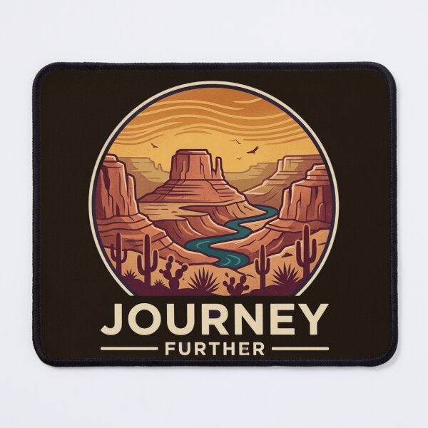 Item preview, "Journey Further Desert Emblem" designed and sold by Dogandesighn.