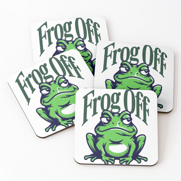 Item preview, Frog Off – Chill Frog Meme Statement Shirt designed and sold by Lineforge by BehrfectMoments.