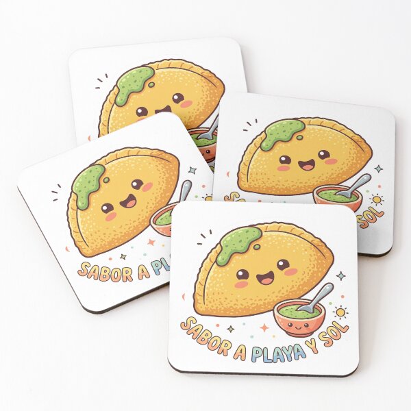 Item preview, empanada-guasacaca-venezuela-playa-cute-sticker.png designed and sold by guasacaca-vibes.