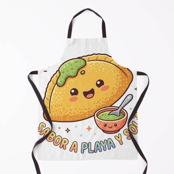 Item preview, empanada-guasacaca-venezuela-playa-cute-sticker.png designed and sold by guasacaca-vibes.