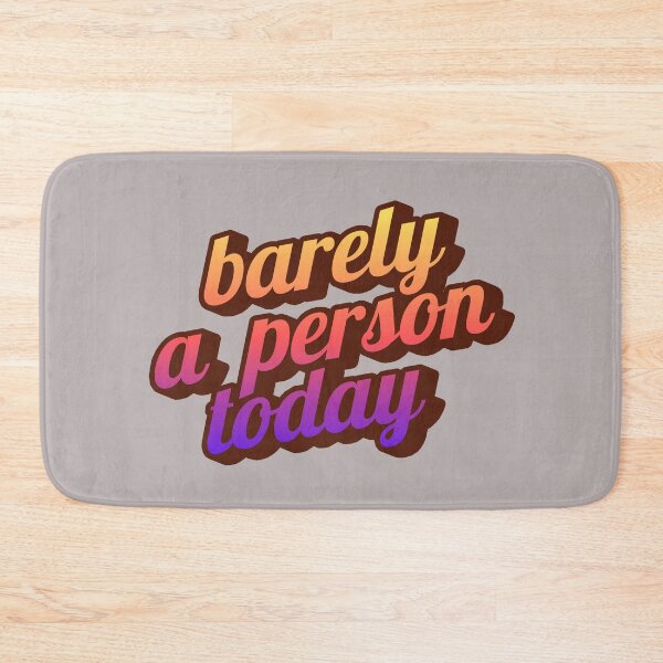 Item preview, Barely a Person Today - Retro Aesthetic Typography designed and sold by HALYNA070824.