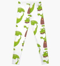 Hard Worker Anthro Dinosaur Leggings