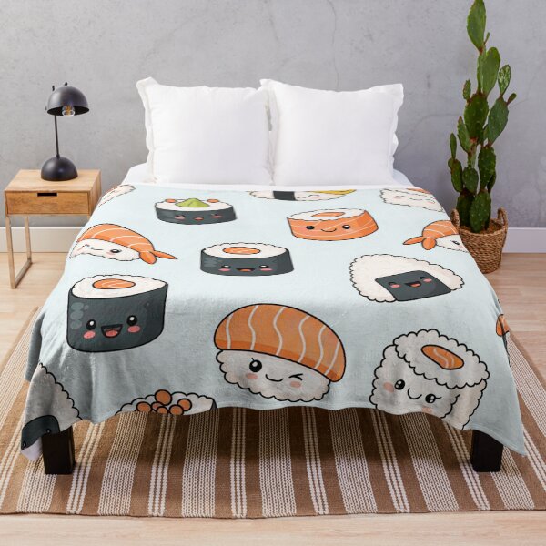 Item preview, Kawaii Sushi Pattern  designed and sold by Timegraf.