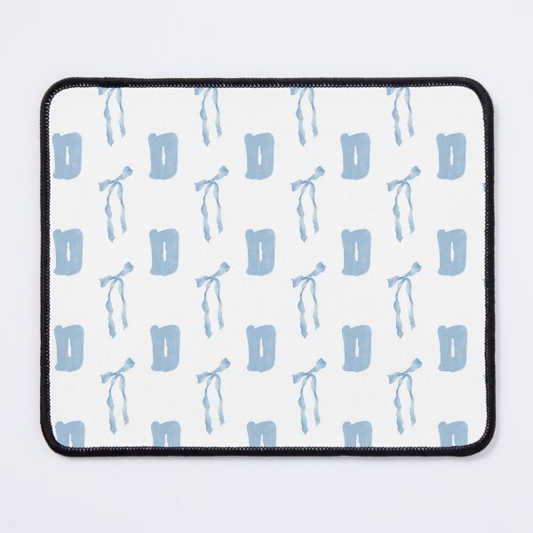 Item preview, Watercolor Blue Bow Letter D Phone Case Aesthetic Gift for her and mom, Coquette Blue Bow Letter D Blanket Cozy Gift for Girls, Letter D Blue Bow Journal Aesthetic Graduation Gift for her and girls designed and sold by VivaFy.