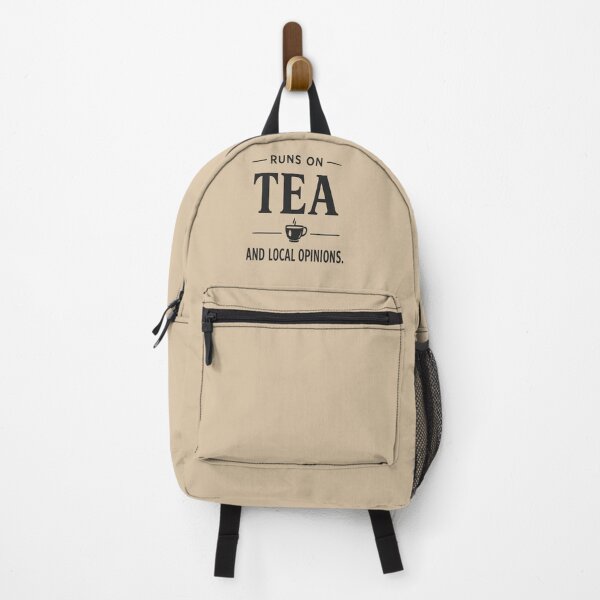 Item preview, Runs On Tea And Local Opinions Shirt designed and sold by POD DYNASTY | Original Print On Demand T-Shirt Graphics.