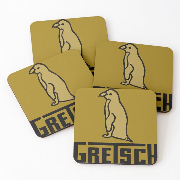 Item preview, Vintage Gretsch white penguin rock jazz Legendary Guitars and drums   designed and sold by Kludoman.