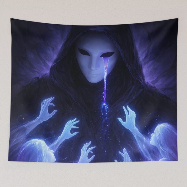 Item preview, Inner Spirits – Dark Emotional Fantasy Art designed and sold by KnitOfShadoF.