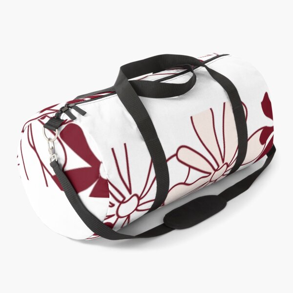 Item preview, Burgundy Floral Linework Pattern designed and sold by Nature Nblossom.