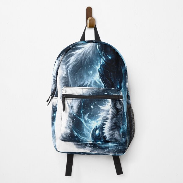 Item preview, Cyber Wolf – Frost Alpha | Futuristic Neon Beast designed and sold by Z-arts.