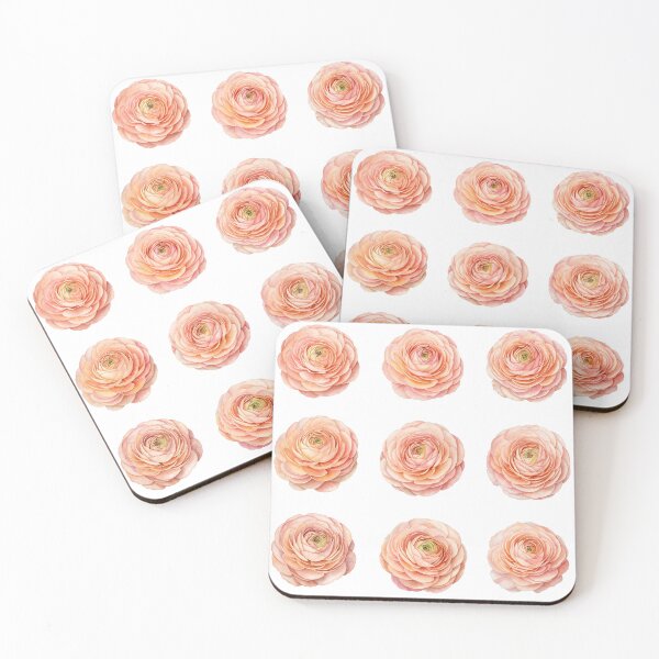 Item preview, Peach Ranunculus Persian Buttercups designed and sold by WillandWent.