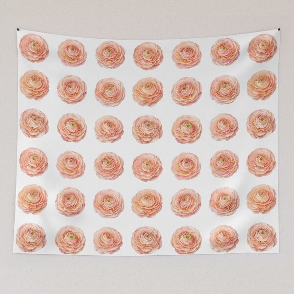 Item preview, Peach Ranunculus Persian Buttercups designed and sold by WillandWent.