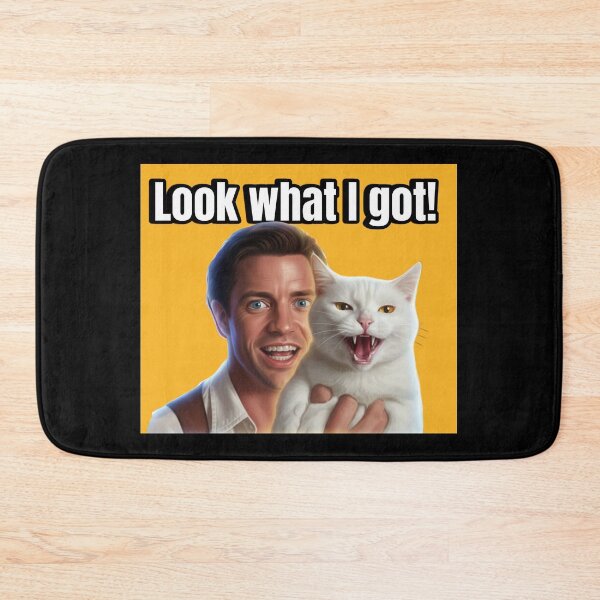 Item preview, White Cat Saves the Day designed and sold by LisaMPierce1990.