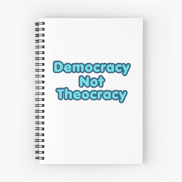 Item preview, Democracy Not Theocracy designed and sold by jalanc.