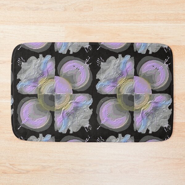 Item preview, emotional drips dark plasticine colorful textured geometric abstract design designed and sold by SmashingDeals.